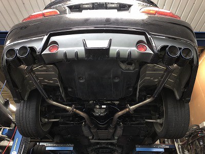 Y51フーガリアピースストレートマフラー カスタム Y51フーガリアピースストレートマフラー カスタム 車 Y51フーガ