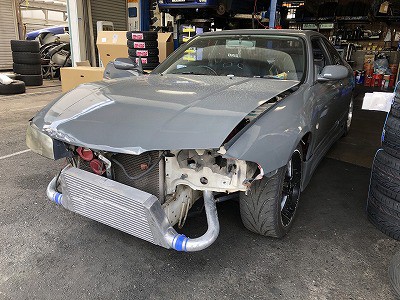 スカイライン Ecr33 の事故修理 オートライフハノ オフィシャルブログ