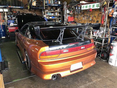 180sx直野号の水漏れ オイル漏れ ガソリン漏れ修理 オートライフハノ オフィシャルブログ