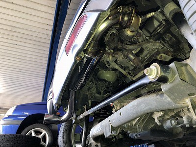 三菱 アイ の持込ダウンサス マフラー交換 オートライフハノ オフィシャルブログ