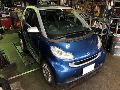 輸入車 スマート のマフラー溶接修理 オートライフハノ オフィシャルブログ