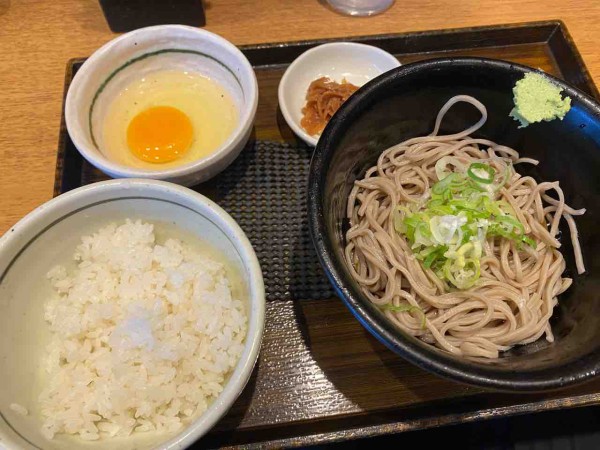 おそとめん 新そば 朝ごはんセット 三十路女の酒と食と旅