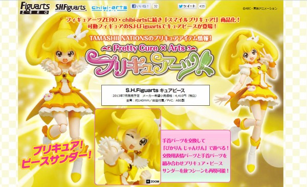 雑記 やはりきました S H フィギュアーツでキュアピース ほっぱーの玩具な日々