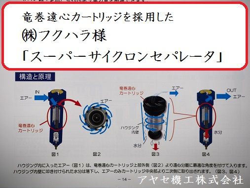 環境保全機器】スーパーサイクロンセパレーター＠㈱フクハラ【補用機器