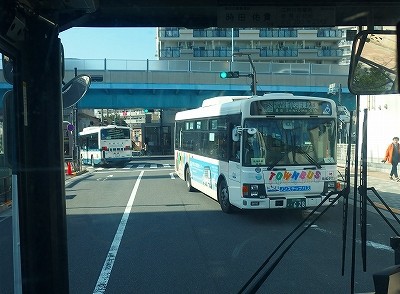 18年3月17日京成バス 新小岩 東京ディズニーリゾート 線 新小岩駅東北広場 東京ディズニーシー バスの中の人の乗りもの記録