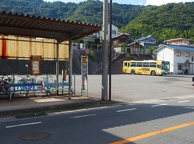 17年9月29日鞆鉄道 沼南線 鞆車庫前 松永駅南口 バスの中の人の乗りもの記録