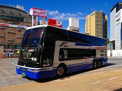 19年10月15日ジェイアール東海バス ドリームなごや11号 新木場駅 岐阜駅 北口 バスの中の人の乗りもの記録