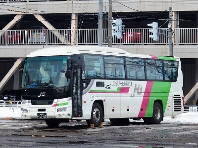 2022年2月26日ジェイ・アール北海道バス 特急とまも号（苫小牧駅前～えりも駅） : バスの中の人の乗りもの記録