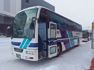 17年12月19日道北バス ノースライナーみくに号 旭川駅前 帯広駅バスターミナル バスの中の人の乗りもの記録