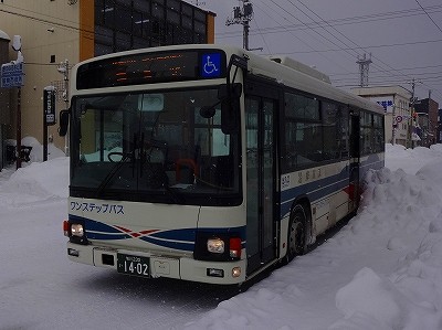 2016年2月23日沿岸バス 豊富留萌線（留萌十字街～豊富駅） : バスの中