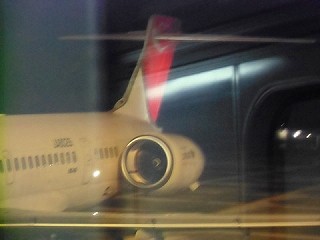 2013年3月17日日本航空1614便（広島～羽田：MD-90） : バスの中の人の