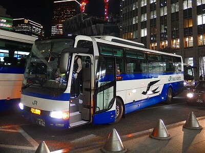 19年11月12日ジェイアールバス関東 マロニエ東京18号 佐野新都市バスターミナル 東京駅日本橋口 バスの中の人の乗りもの記録