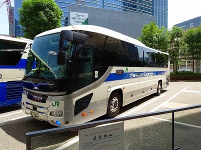 21年5月9日ジェイアールバステック カシマサッカー27号 東京駅八重洲南口 カシマサッカースタジアム バスの中の人の乗りもの記録