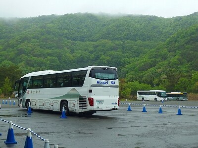 21年5月16日フジエクスプレス 中央高速バス富士五湖線1352便 富士芝桜会場 バスタ新宿 バスの中の人の乗りもの記録