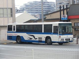 13年11月14日中国ジェイアールバス グリーンフェニックス号 大坪通 広島バスセンター バスの中の人の乗りもの記録