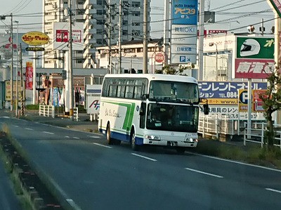 19年5月24日中国バス エトワールセト号 ハイアットリージェンシー東京 三原駅前 バスの中の人の乗りもの記録