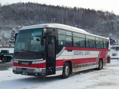 19年12月9日北海道中央バス 高速なよろ号 札幌駅前ターミナル 名寄駅前 バスの中の人の乗りもの記録