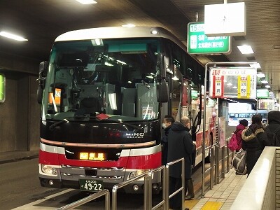 21年2月3日北海道中央バス スターライト釧路号 札幌駅前ターミナル くしろバス本社 バスの中の人の乗りもの記録