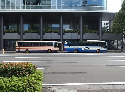 17年8月31日東北急行バス ニュースター号 仙台営業所 東京駅八重洲通り バスの中の人の乗りもの記録