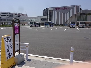 2015年7月11日ちばフラワーバス ストロベリーライナー イオンモール幕張新都心バスターミナル 成東車庫 バスの中の人の乗りもの記録