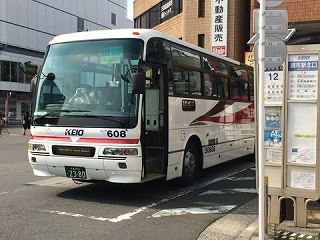 2014年7月22日京王バス東 調布 東京ディズニーリゾート 線 調布