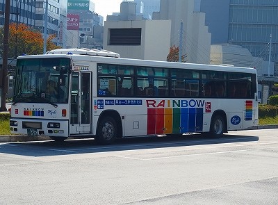 2017年11月2日両備バス 玉野渋川特急（岡山駅～ダイヤモンド・瀬戸内マリンホテル） : バスの中の人の乗りもの記録