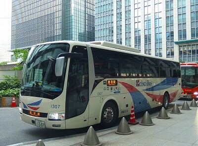 21年5月9日京成バス かしま号 鹿島神宮駅 東京駅日本橋口 バスの中の人の乗りもの記録