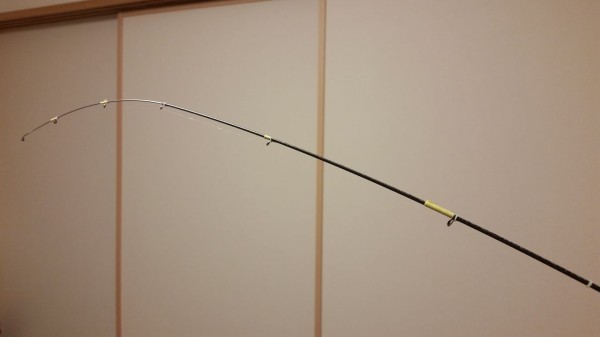 アジングロッド】ロッドビルド。ブランクのスパイン出しからガイドの仮