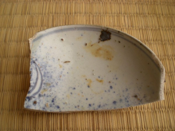 初期伊万里 吹墨皿の陶片 : 三奥山房