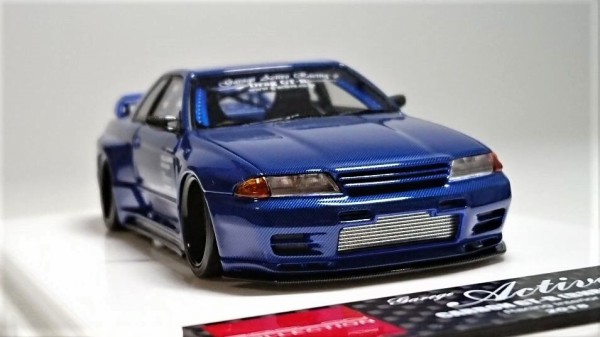 悩んだ末に..EIDOLON 1/43 Garage Active ACTIVE R33 GT-R Wide