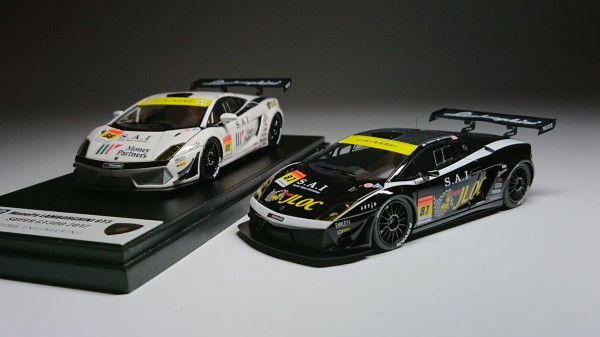 EBBRO×EIDOLON 1/43 ManePa LAMBORGHINI GT3 SUPER GT300 2012