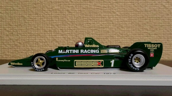 ロータスの珍車！スパーク1/43ロータス80テストカー : ミニカー道中記