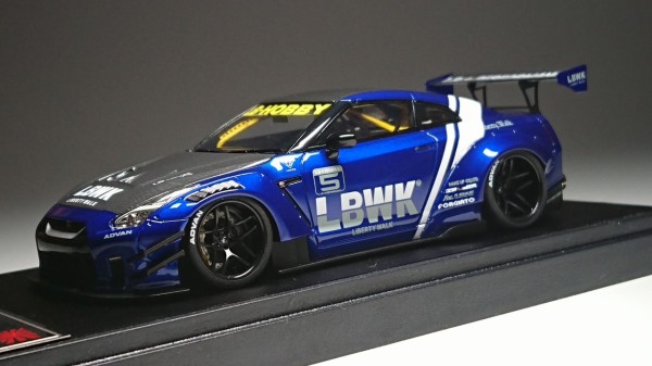 ミニカー メイクアップ EIDOLON LB-WORKS R type.2 NISSAN GT-R R35 LIBERTY WALK LB-WORKS TYPE 2 2017 MAKE UP