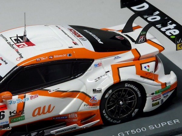 2023年GT500チャンピオン.Spark 1/43 au TOM'S GR Supra -TGR