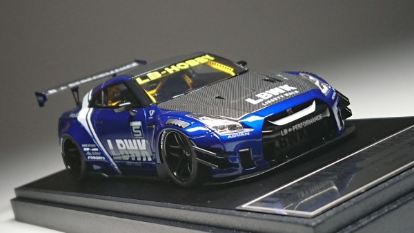 ミニカー メイクアップ EIDOLON LB-WORKS R type.2 NISSAN GT-R R35 LIBERTY WALK LB-WORKS TYPE 2 2017 MAKE UP