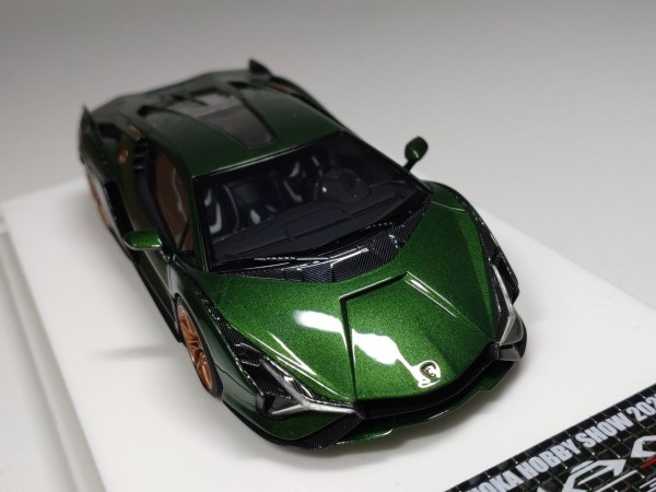 祝い、ミッション達成！-SHIZUOKA HOBBY SHOW 2023- EIDOLON COLLECTION 1/43 Lamborghini  SIAN FKP 37 2019 Verde Ermes Limited 30 pcs. : ミニカー道中記