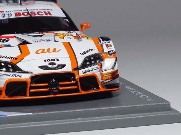 2023年GT500チャンピオン.Spark 1/43 au TOM'S GR Supra -TGR