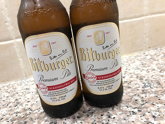 とっぴーノンアル日記その1 ノンアルコールビール Bitburger Drive ビットブルガー ドライブ Bar Wood Ball Blog バンコクの Barウッドボール 店主のブログ