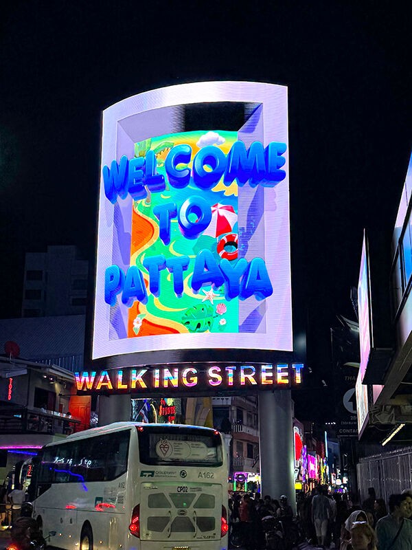 USA 巨大ストリート看板HIDDEN