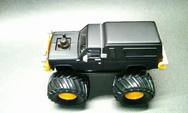 バンダイ CHARAWHEELS ULTIMATE EDITION TAXI③ BLACK MONSTER TRUCK