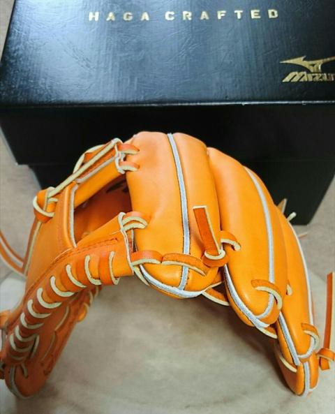ミズノプロ　波賀クラフティッド　硬式　投手用 ミズノプロ 波賀クラフティッド 硬式 投手用 グラブcollection45