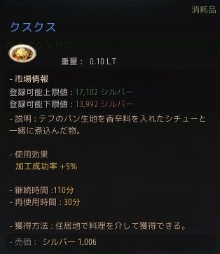 放置作業一覧 クザカ狂信徒の見聞録 黒い砂漠