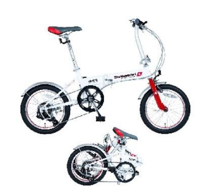 16型折畳自転車 スウィツスポート f16n