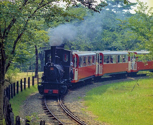 W*読様 ユネスコ村　おとぎ電車　三角ペナント ユネスコ村の おとぎ列車 : 三道楽ノート