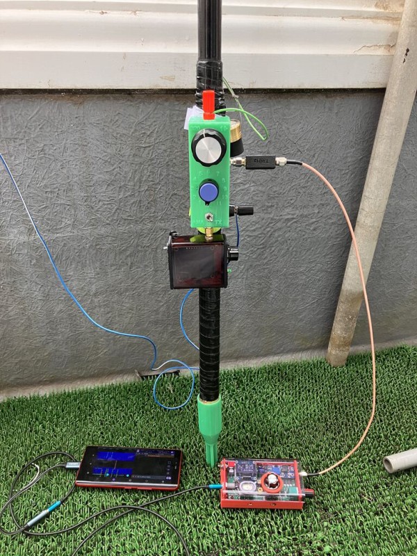 カーボン釣竿アンテナ、仕舞い長45cm 17段物を試す : 7L4WVU 自作