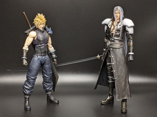 FF7フィギュアセット プレイアーツ改 クラウド セフィロス-