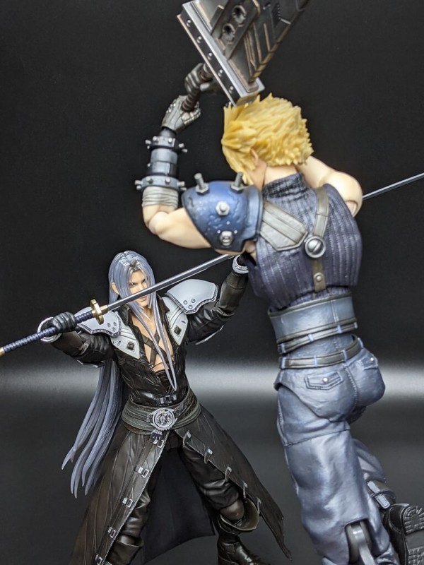 Play Arts 改 Final Fantasy Remake セフィロス レビュー あずきち的フィギュアレビューだべぇぇぇ