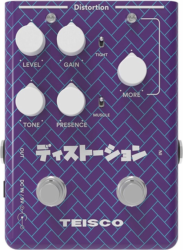 TEISCO DISTORTION ディストーション Teisco 【ディストーション】【斬新なデザイン!】【足元華やか