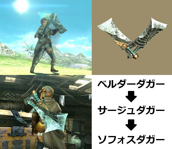 Mhxx 真 見た目カタログ 双剣 レア1 アメンボ達の気ままなモンハン生活