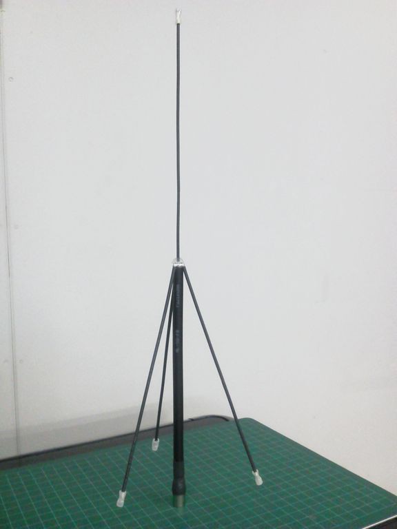 21MHz 5/8λ　GPアンテナ　箱入り未開封　 未使用 ADS-B1090MHz用アンテナ2基製作 RTL-SDR用 ②5/8λ Brown Antenna : KG